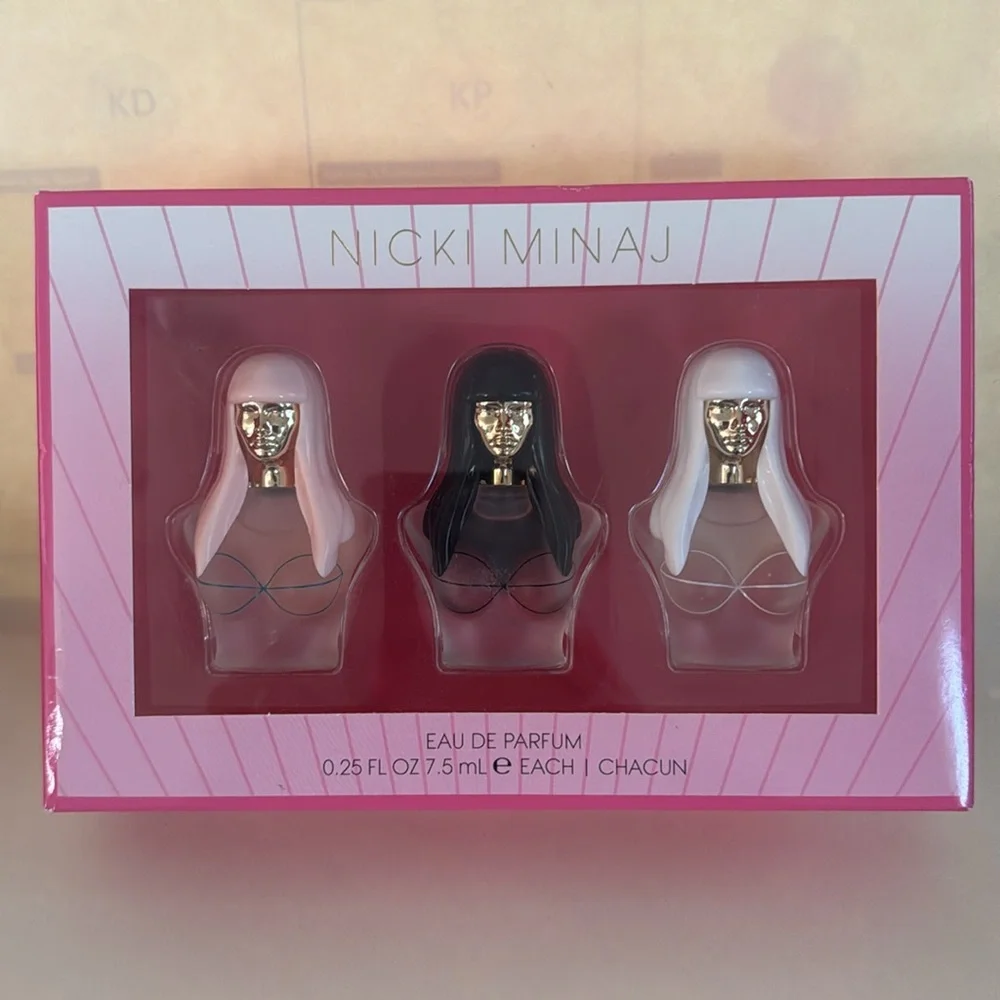 NICKI MINAJ 3p Mini Queen,Pink Friday, Pink Friday Special Edition 0.25oz ea NIB
